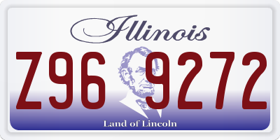 IL license plate Z969272