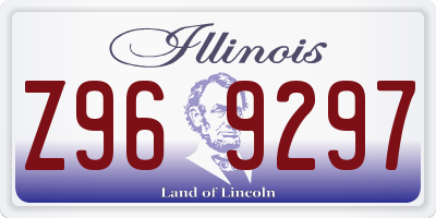 IL license plate Z969297