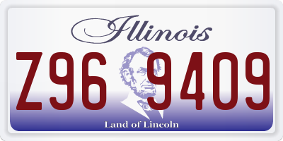IL license plate Z969409
