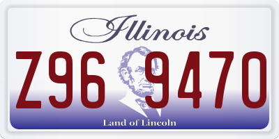 IL license plate Z969470