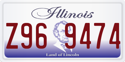 IL license plate Z969474