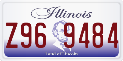 IL license plate Z969484