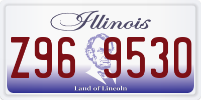 IL license plate Z969530