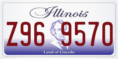 IL license plate Z969570
