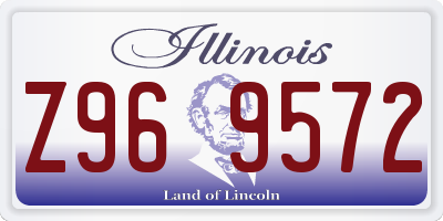 IL license plate Z969572