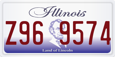 IL license plate Z969574