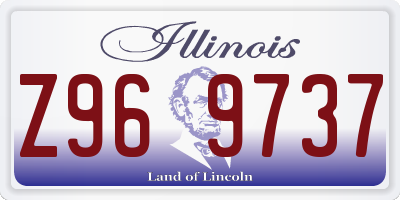 IL license plate Z969737