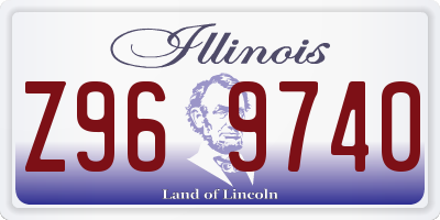 IL license plate Z969740