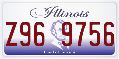 IL license plate Z969756