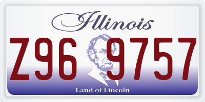 IL license plate Z969757