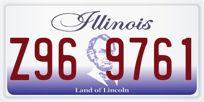 IL license plate Z969761