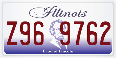 IL license plate Z969762