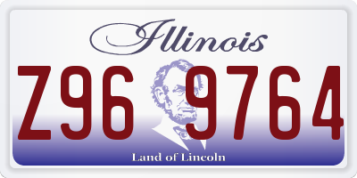 IL license plate Z969764