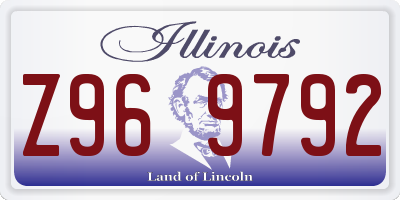 IL license plate Z969792
