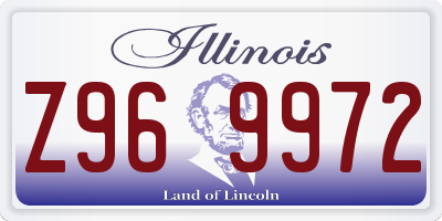 IL license plate Z969972