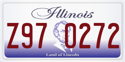 IL license plate Z970272