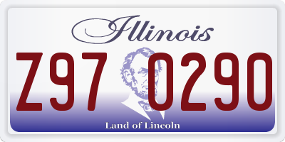 IL license plate Z970290