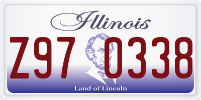 IL license plate Z970338