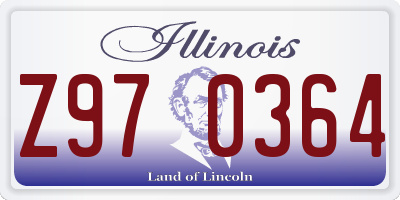 IL license plate Z970364