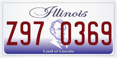 IL license plate Z970369