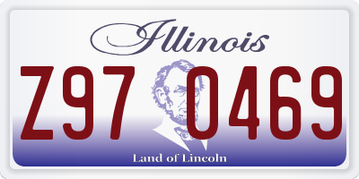 IL license plate Z970469