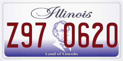 IL license plate Z970620