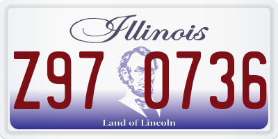 IL license plate Z970736