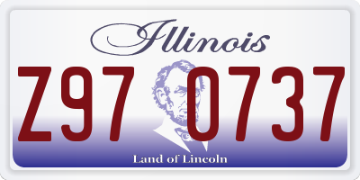 IL license plate Z970737