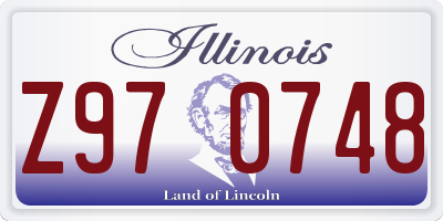 IL license plate Z970748