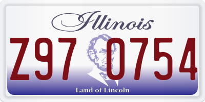 IL license plate Z970754