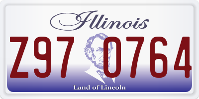 IL license plate Z970764