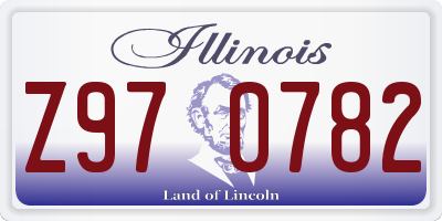 IL license plate Z970782