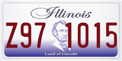 IL license plate Z971015