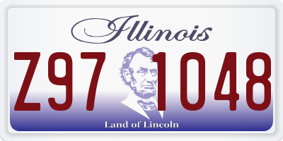 IL license plate Z971048