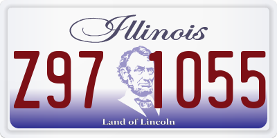 IL license plate Z971055