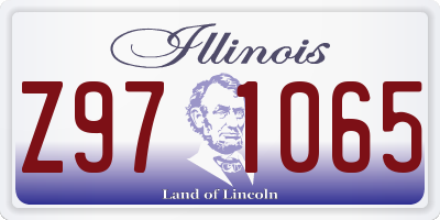 IL license plate Z971065