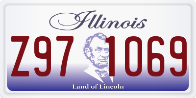 IL license plate Z971069
