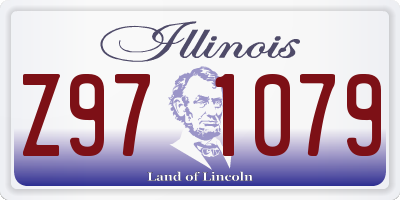 IL license plate Z971079