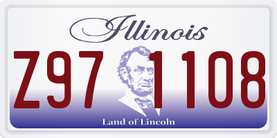 IL license plate Z971108