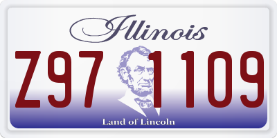 IL license plate Z971109