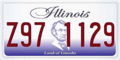 IL license plate Z971129