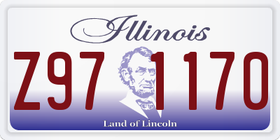IL license plate Z971170