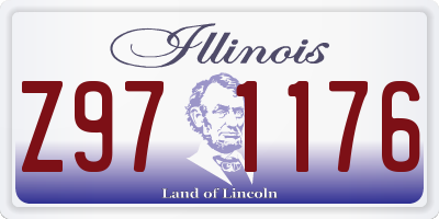 IL license plate Z971176