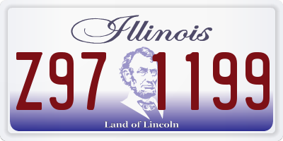 IL license plate Z971199