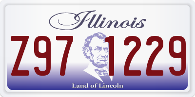 IL license plate Z971229