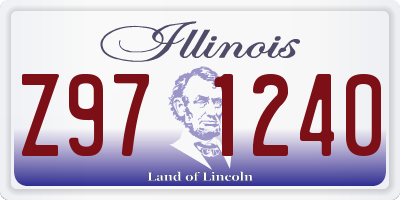 IL license plate Z971240