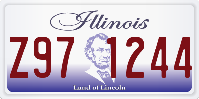 IL license plate Z971244