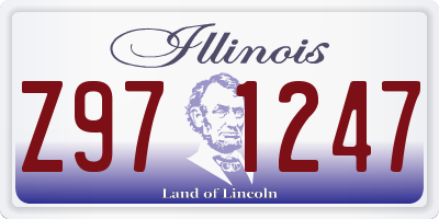 IL license plate Z971247