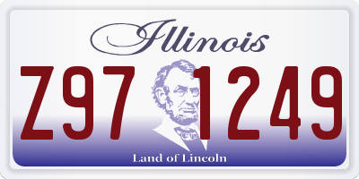 IL license plate Z971249