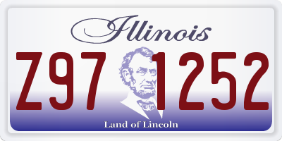 IL license plate Z971252